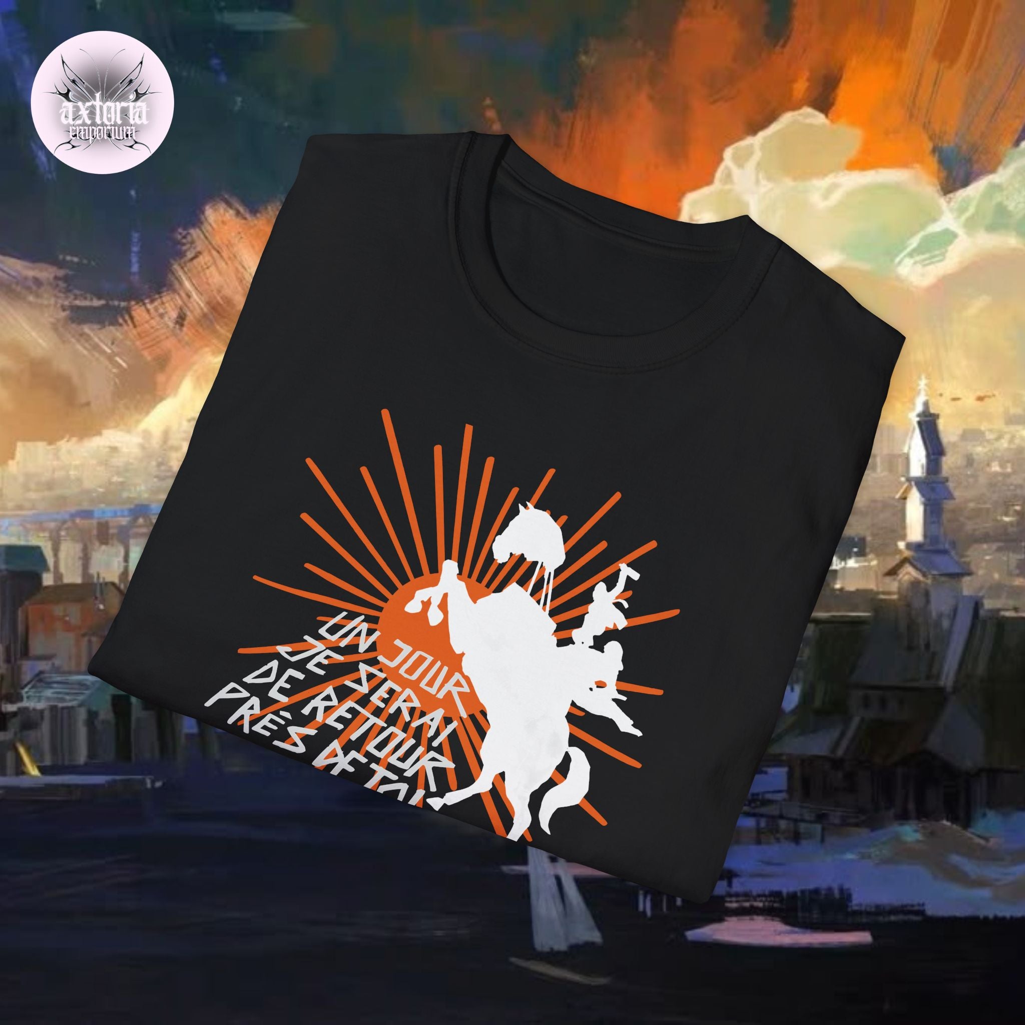 Un Jour Je Serai De Retour Prés De Toi Disco Shirt