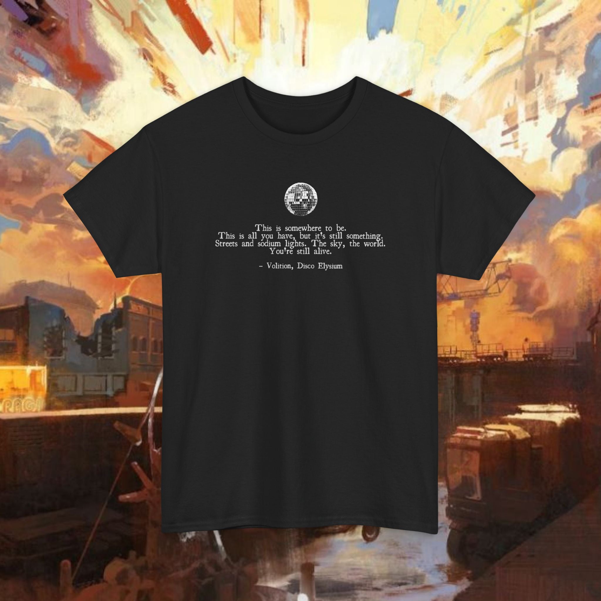 Disco Volition Quote Shirt