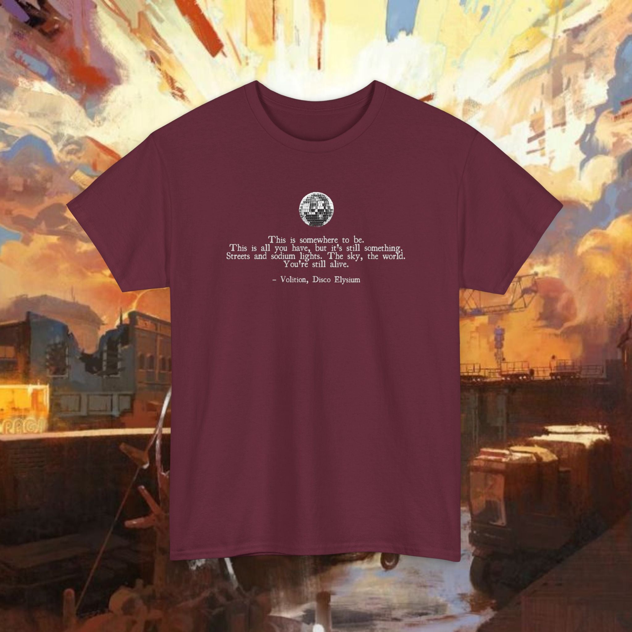Disco Volition Quote Shirt