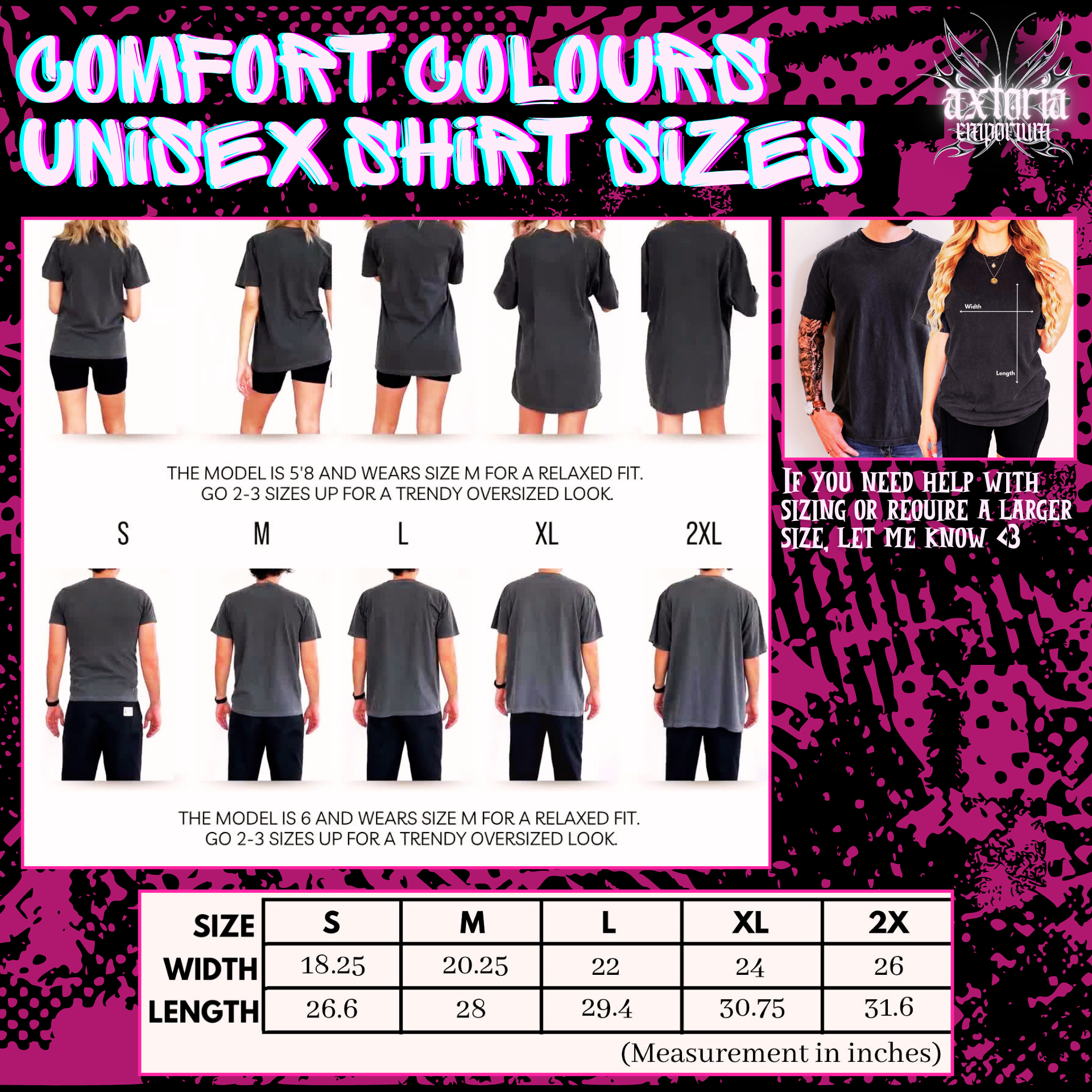 Dungeons and Dragons DnD TTRPG Tabletop Roleplaying Game Strahd von Zarovich Dungeons and Dragons Shirt Size Chart