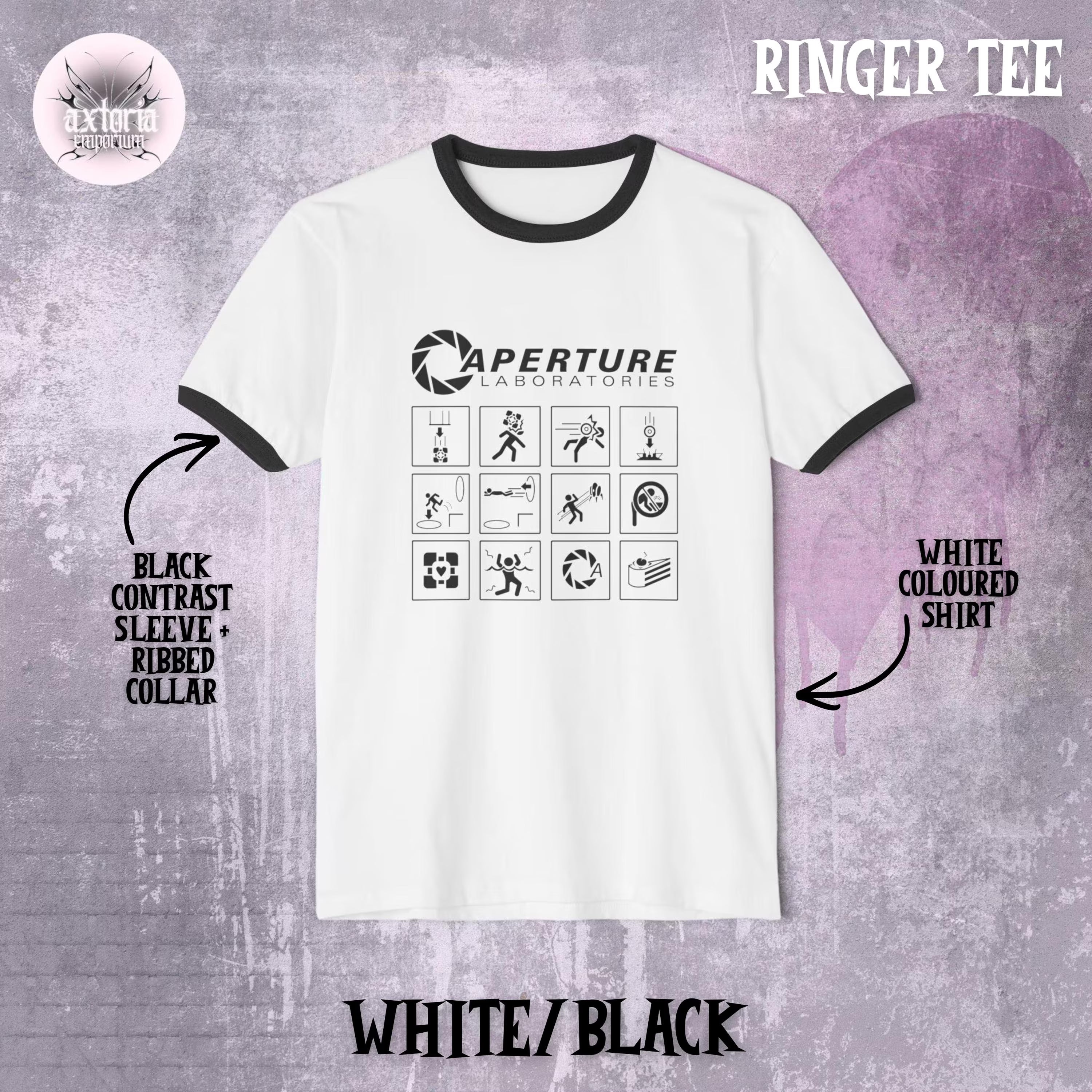 Aperture Science Labs Ringer Tee
