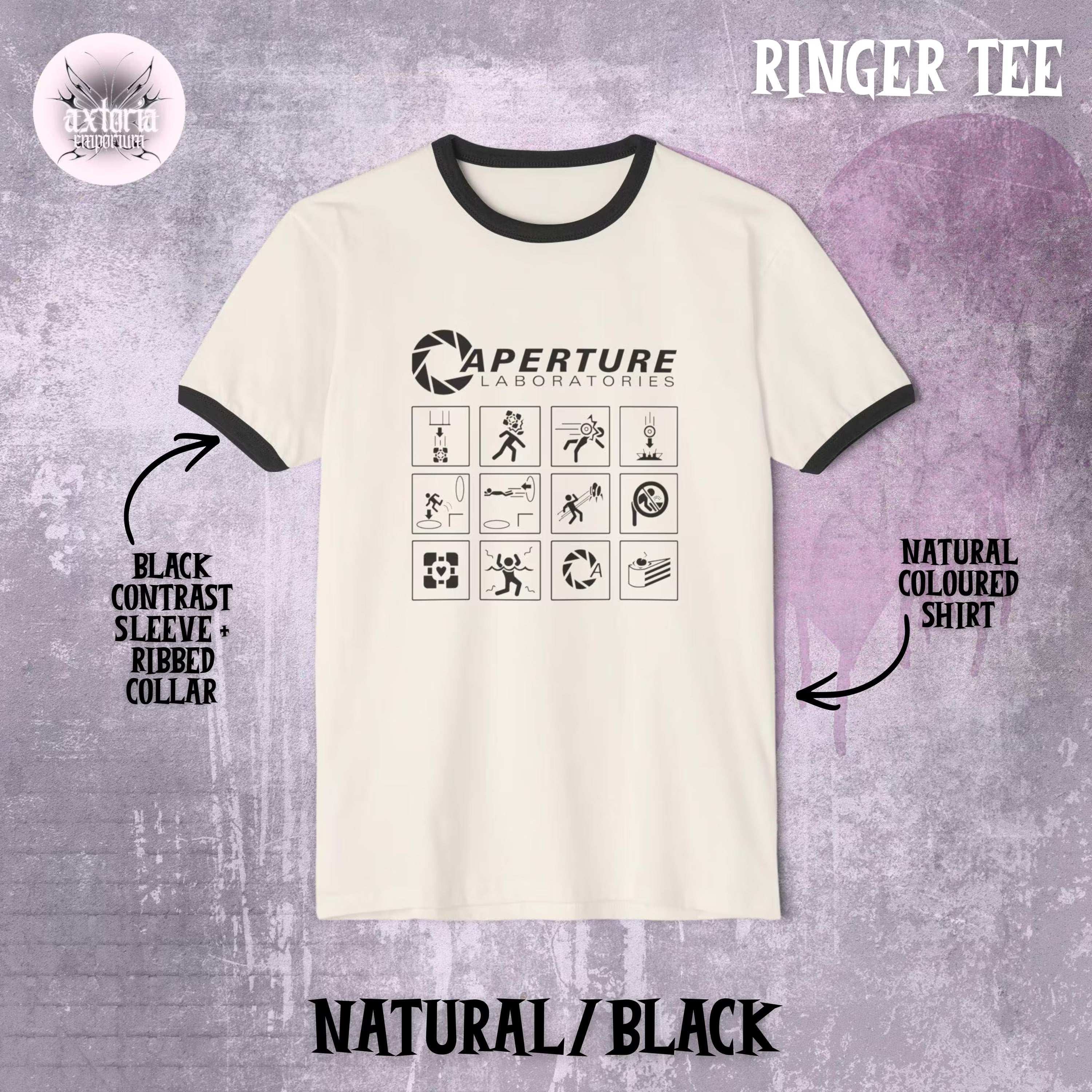 Aperture Science Labs Ringer Tee